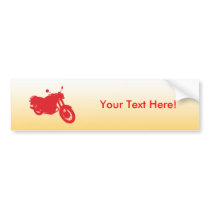 Motorcycle: Outline Profile: bumper stickers
