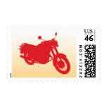Motorcycle: Outline Profile: Custom Postage Stamps