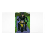 motorcycle photo greeting card