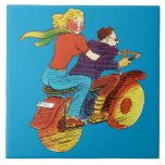 Motorcycle Pin-Up tiles