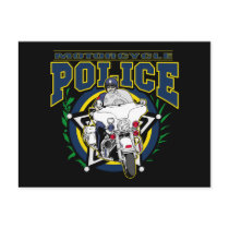 Motorcycle Police postcards by LawEnforcementGifts Motorcycle Police postcards