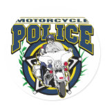 Motorcycle Police stickers
