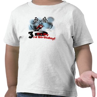 Motorcycle Racing 3rd Birthday shirt