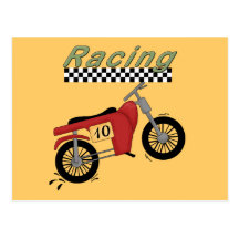 Motorcycle Racing Tshirts and Gifts Post Card