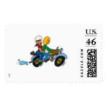 Motorcycle Ride postage by Maria_K_Bell Motorcycle Ride postage