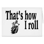 Motorcycle Rider Card