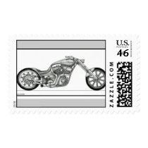 MOTORCYCLE SKETCH STAMP