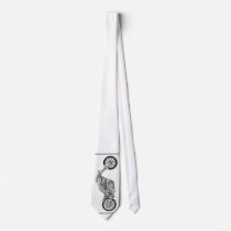 MOTORCYCLE SKETCH TIE