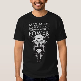 Motorcycle T-Shirt - Maximum Power