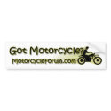 Motorcycleforum.com Bumper Sticker bumper stickers by CrowdGather Motorcycleforum.com Bumper Sticker bumper stickers