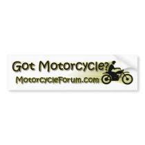 Motorcycleforum.com Bumper Sticker bumper stickers