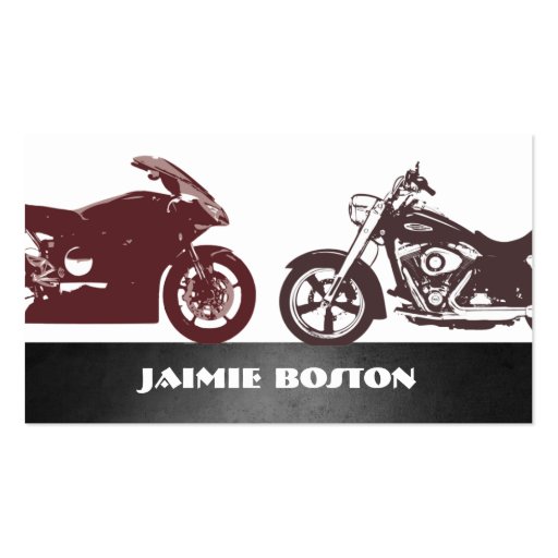 Motorcycles Business Cards (front side)