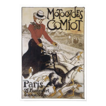 Motorcycles Comiot Paris posters