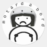 MOTORCYCLIST on BOARD Sticker