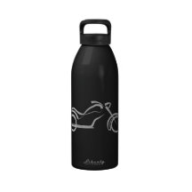motorcyle motorbike bike biker drinking bottle