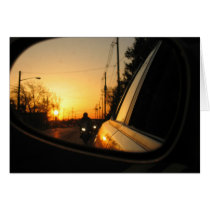 Motorcyle sunset cards