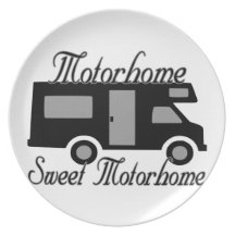 Motorhome Sweet Motorhome RV Plate