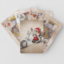 Motorized Santa Claus Poker Deck