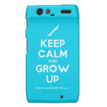 [Skateboard] keep calm and grow up  Motorola Droid RAZR Cases
