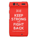 [UK Flag] keep strong and fight back  Motorola Droid RAZR Cases