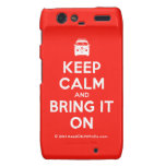 [Campervan] keep calm and bring it on  Motorola Droid RAZR Cases