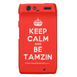 [Crown] keep calm and be tamzin  Motorola Droid RAZR Cases