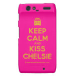 [Campervan] keep calm and kiss chelsie  Motorola Droid RAZR Cases