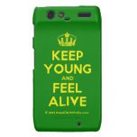 [Dancing crown] keep young and feel alive  Motorola Droid RAZR Cases