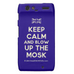 [UK Flag] keep calm and blow up the mosk  Motorola Droid RAZR Cases