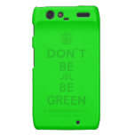 [Cupcake] don't be jel be green  Motorola Droid RAZR Cases