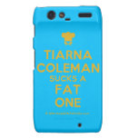 [Chef hat] tiarna coleman sucks a fat one  Motorola Droid RAZR Cases