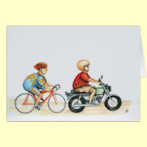 Motorpacing @ the velodrome cards