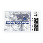 Motown Map Stamps