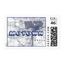 Motown Map stamps