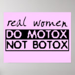 Motox Not Botox Dirt Bike Motocross Poster