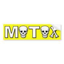Motox Skulls Dirt Bike Motocross Bumper Sticker
