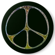 Mottled Peace buttons