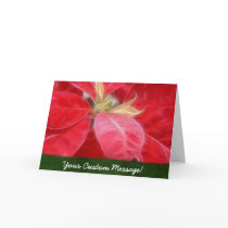Mottled Red Poinsettias 2 cards