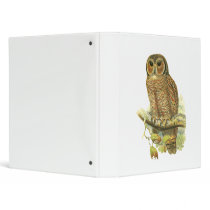 Mottled Wood Owl Binder