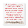 Motto to live by refrigerator magnets
