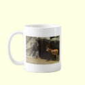Mouflon Wild Sheep Scratching 1 mugs by WildAnimalArt Mouflon Wild Sheep Scratching 1 mugs
