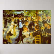 Moulin Galette by Pierre Renoir Posters