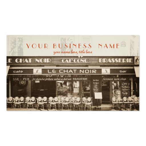 Moulin Rouge  - Business Card