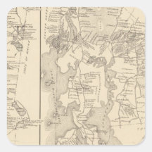 Moultonborough, Carroll County Square Stickers