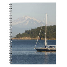 Mount Baker dominates landscape 2 Note Book