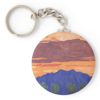 Mount Baldy Keychain