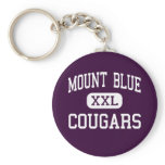 Mount Blue - Cougars - High - Farmington Maine Keychains