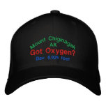 Mount Chiginagak Alaska Elevation Cap Embroidered Hats
