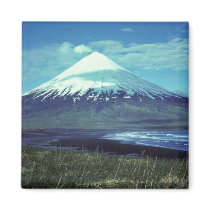 Mount Cleveland Volcano,Islands of Four Mountains, Refrigerator Magnets