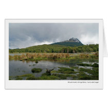 Mount Condor at Lago Roca, Tierra del Fuego Greeting Cards